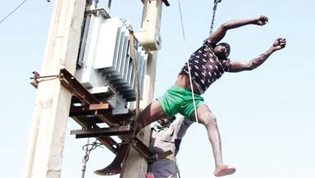 Man Was Electrocuted While Stealing Transformer Cables In Enugu State